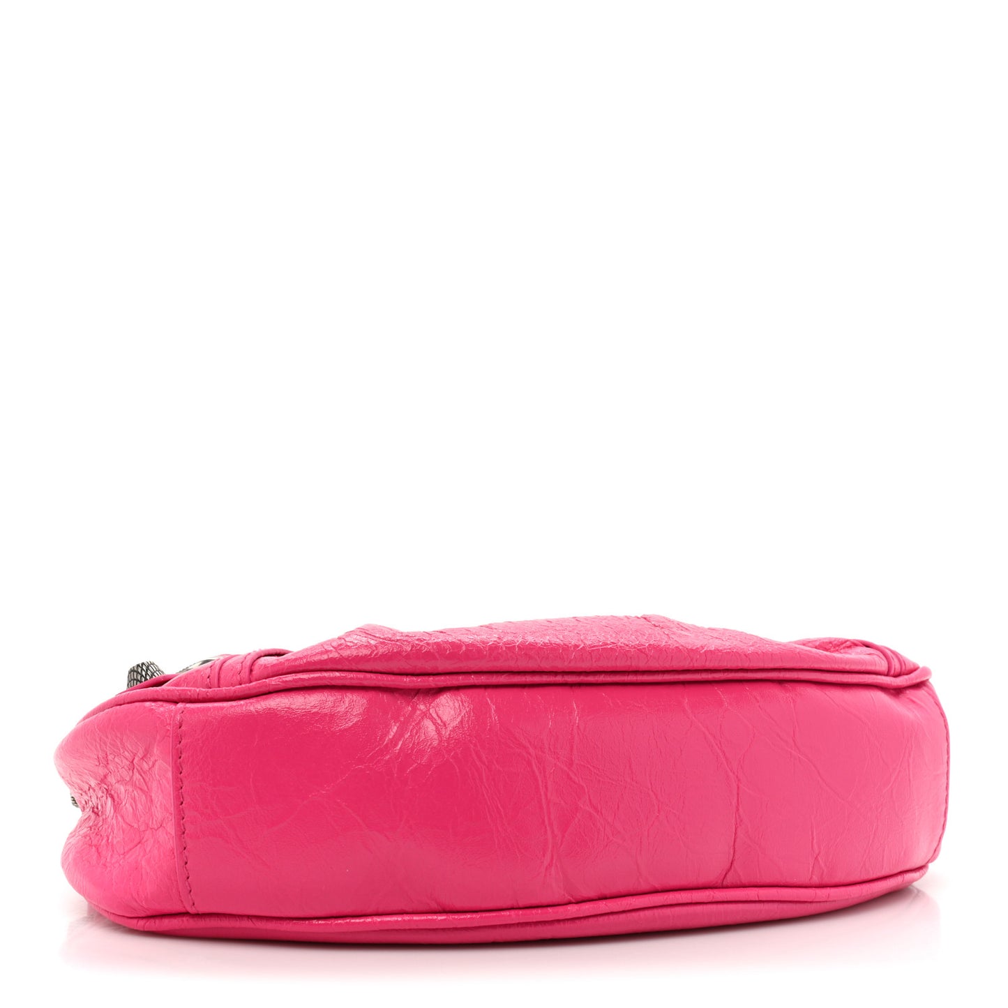 Agneau Arena Le Cagole Shoulder Bag XS Hot Pink