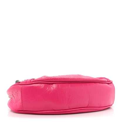Balenciaga Agneau Arena Le Cagole Shoulder Bag XS Hot Pink 5 of 10
