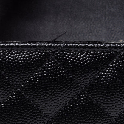 Saint Laurent Grain De Poudre Textured Mixed Matelasse Triquilt Medium Monogram Satchel Black 12 of 13