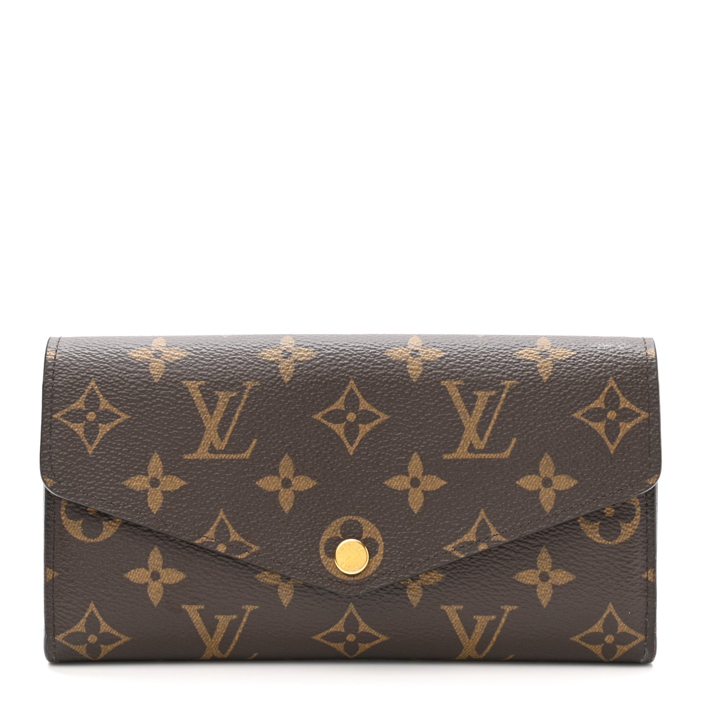 Monogram Sarah Wallet NM Coquelicot