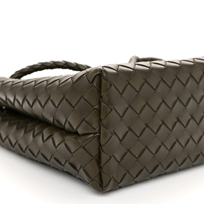 Bottega Veneta Nappa Intrecciato Medium Andiamo Shoulder Bag Dark Green 8 of 9
