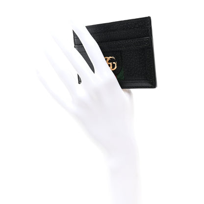 Gucci Calfskin Web GG Ophidia Card Holder Black 2 of 6