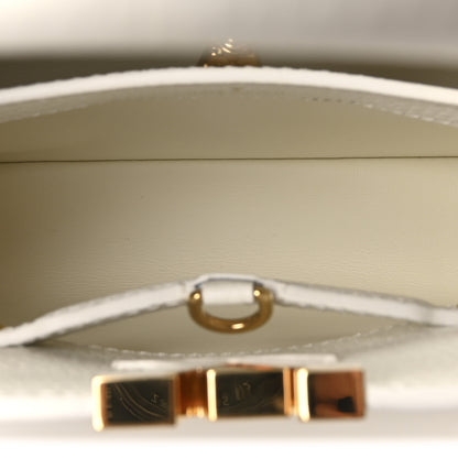 Louis Vuitton Taurillon Capucines BB Blanc Casse 5 of 9