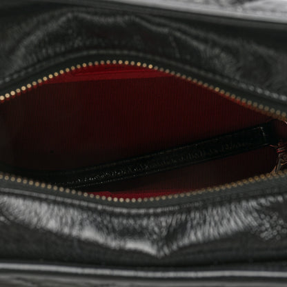 Chanel Shiny Calfskin Quilted Small Gabrielle Hobo Black 6 of 10