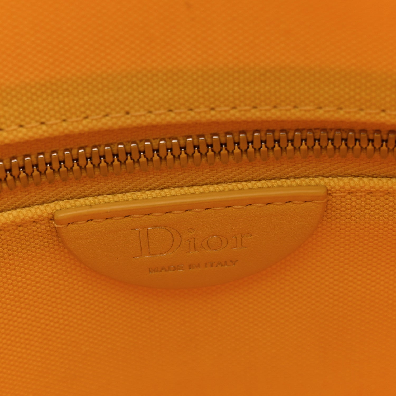 Christian Dior Canvas Embroidered Book Cover Medium Book Tote Yellow Red 6 of 11