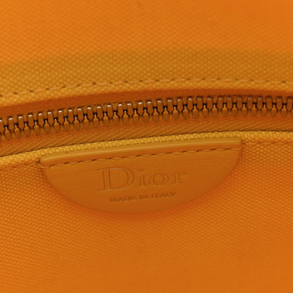 Christian Dior Canvas Embroidered Book Cover Medium Book Tote Yellow Red 6 of 11