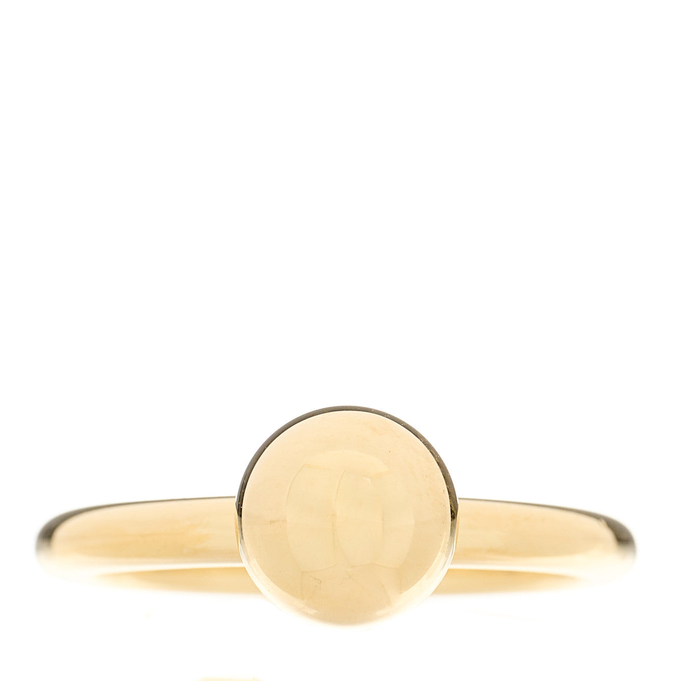 Tiffany 18K Yellow Gold 8mm Hardwear Ball Ring 54 7 1 of 8