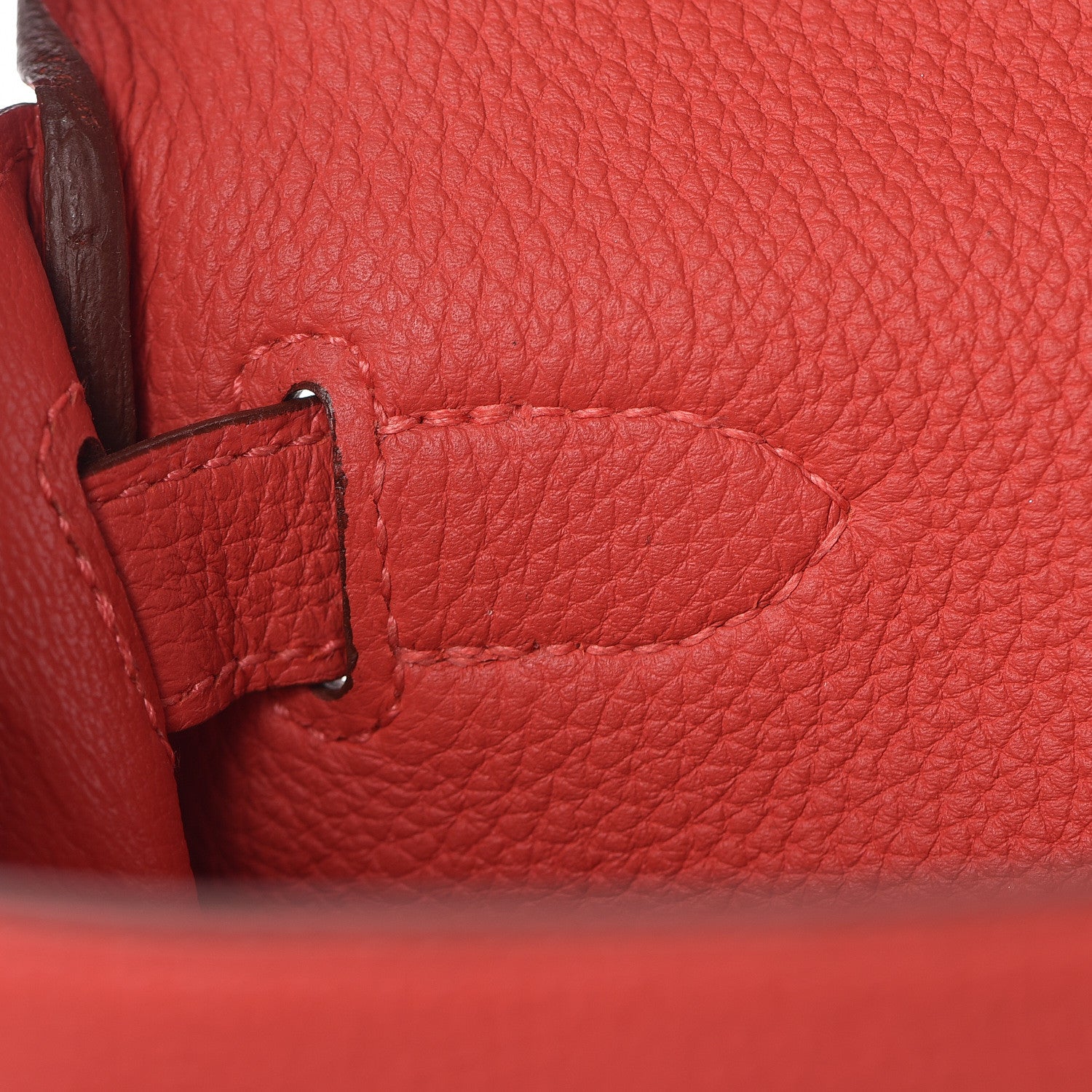 Hermes Togo Kelly Retourne 28 Rouge Pivoine 13 of 35