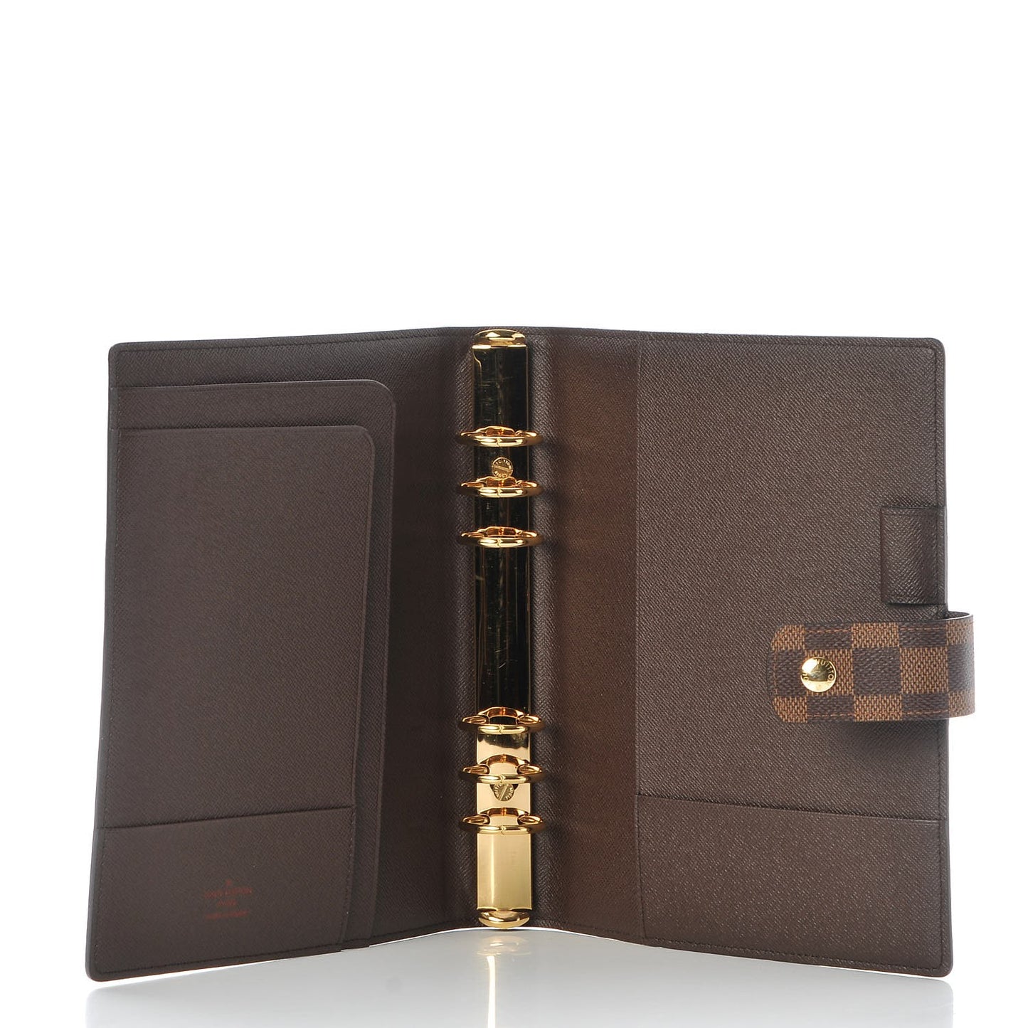 Damier Ebene Large Ring Agenda Cover