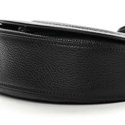 Salvatore Ferragamo Calfskin Gancini City Crossbody Black 9 of 9