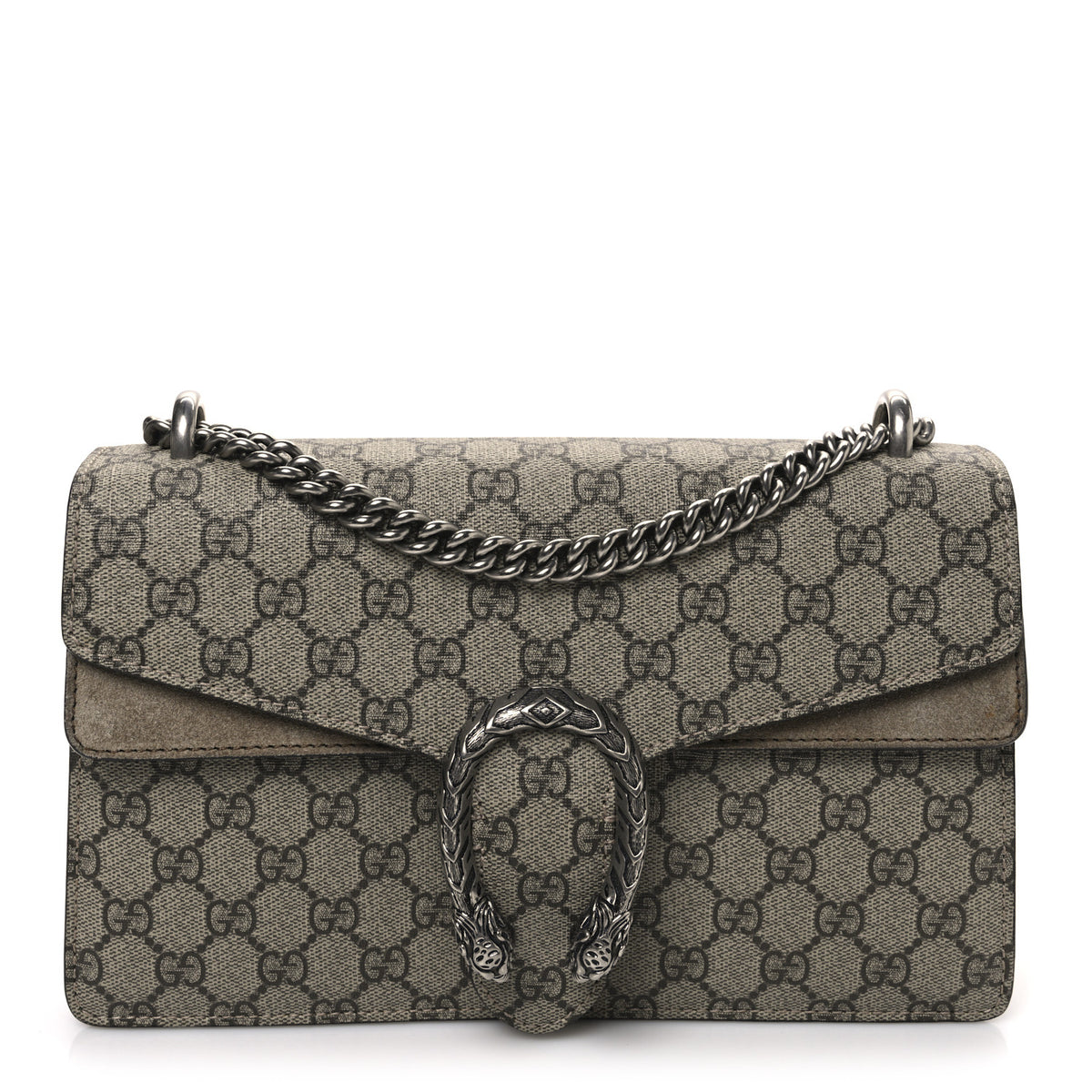 GG Supreme Monogram Small Dionysus Shoulder Bag Taupe