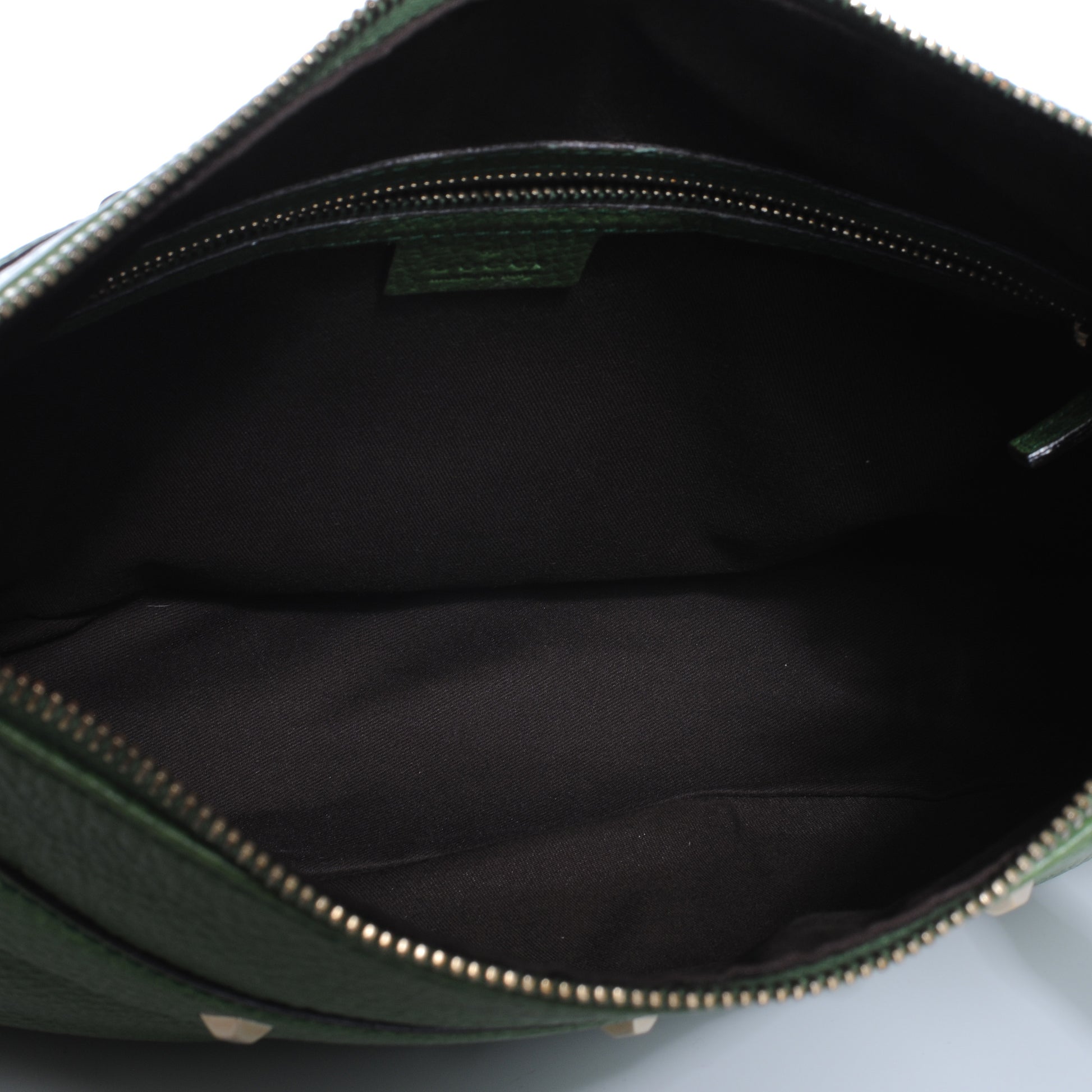 Gucci Leather Anita Bamboo Top Handle Bag Green 5 of 7