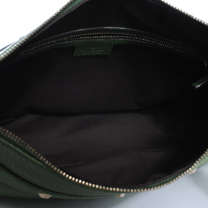 Gucci Leather Anita Bamboo Top Handle Bag Green 5 of 7