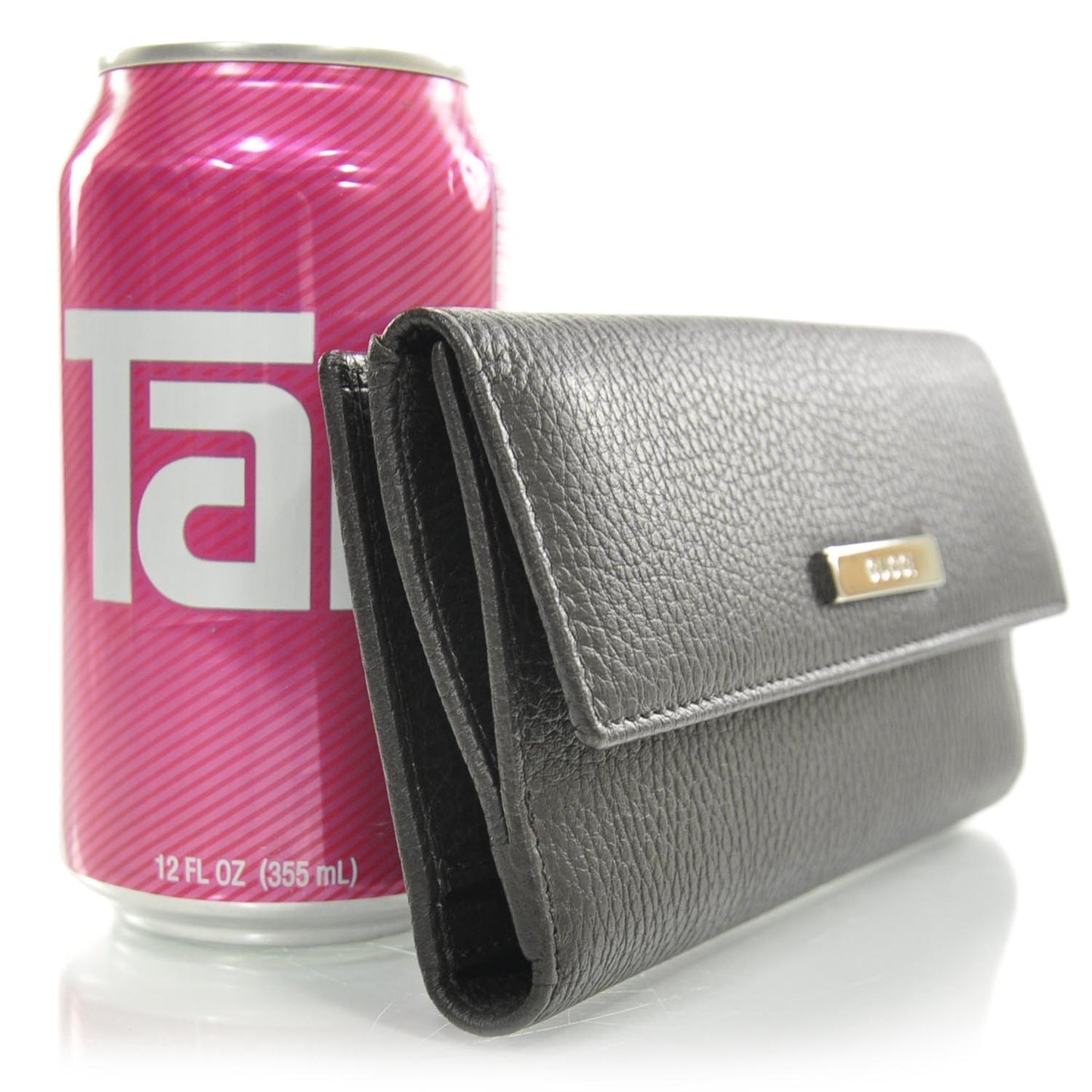 Leather Continental Wallet Brown