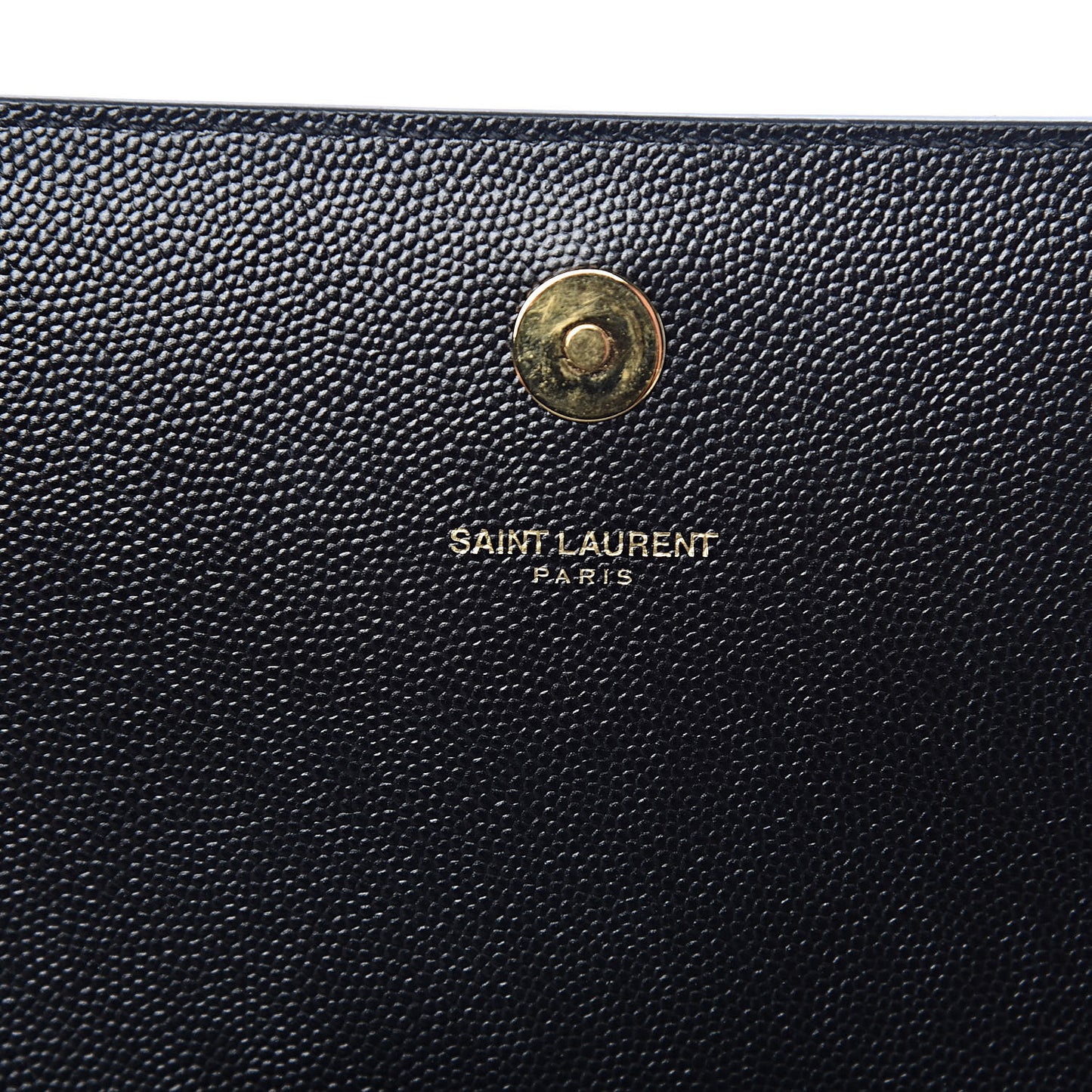 Grain De Poudre Classic Monogram Kate Clutch Black