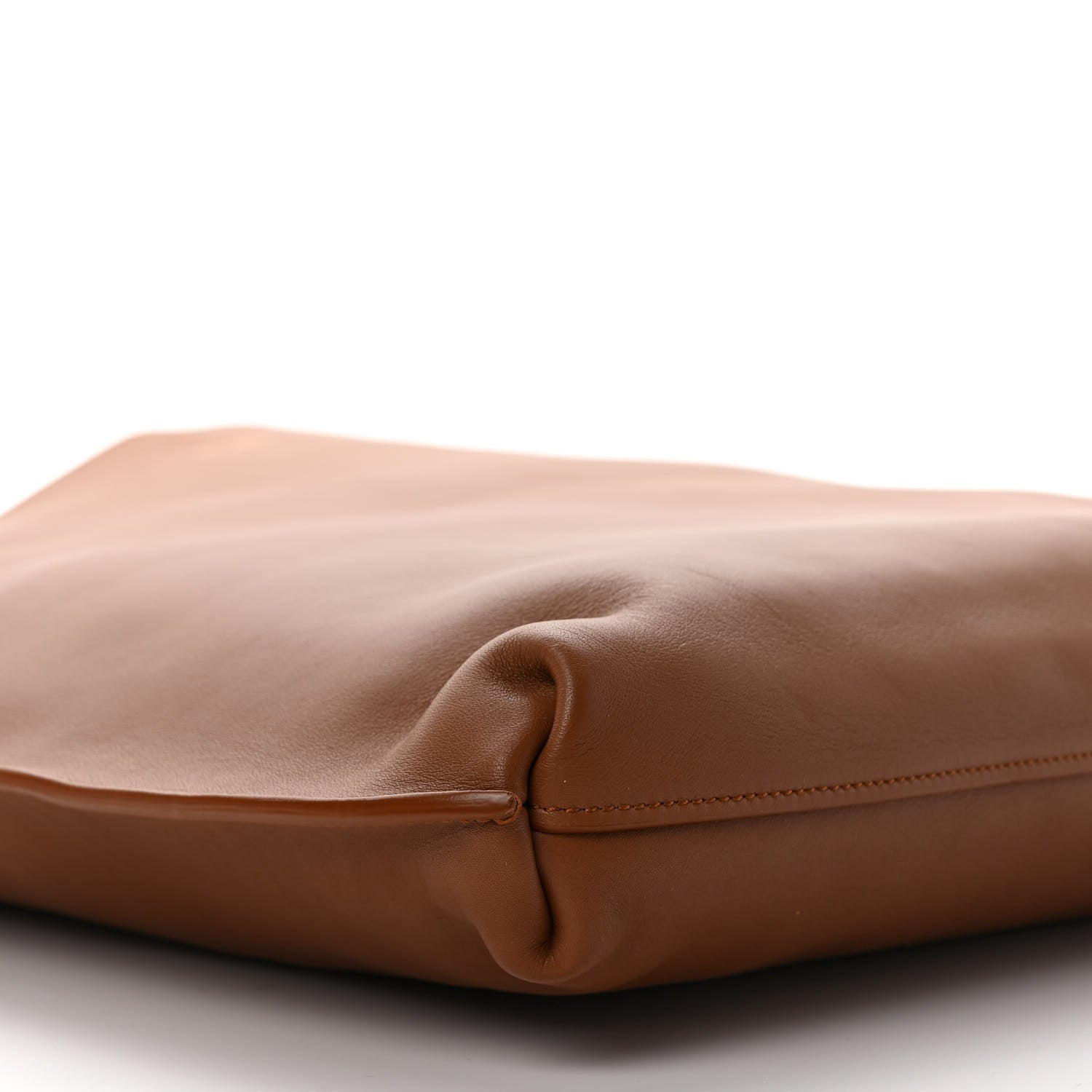 Saint Laurent Calfskin Medium Suzanne Hobo Brick 7 of 8