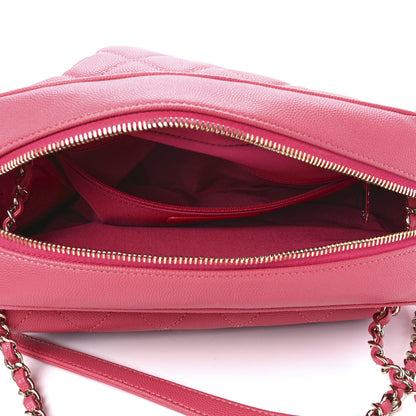 Chanel Caviar Quilted Medium In & Out Camera Case Pink 5 of 11