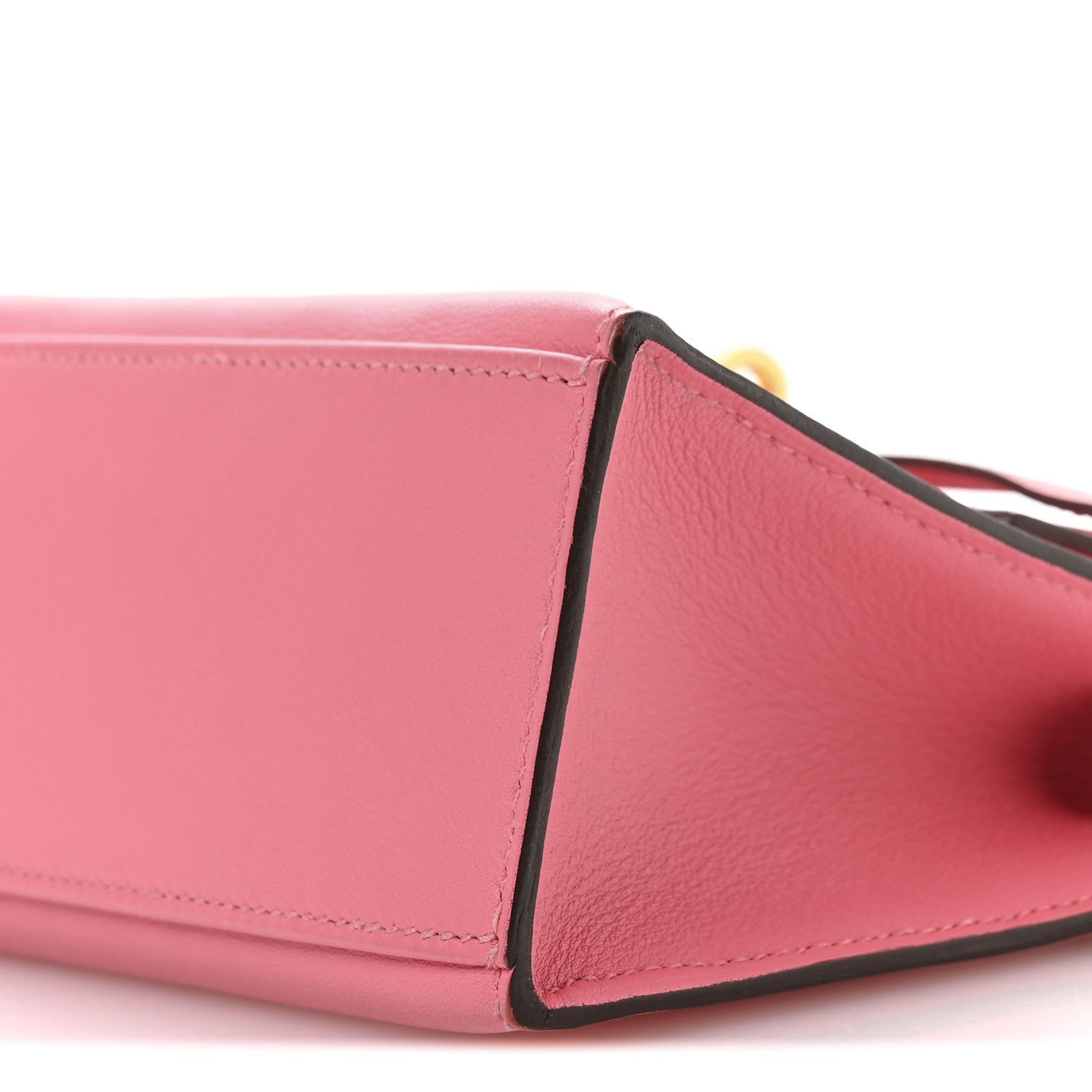 Hermes Swift Kelly Pochette Clutch Rose Azalee 9 of 10