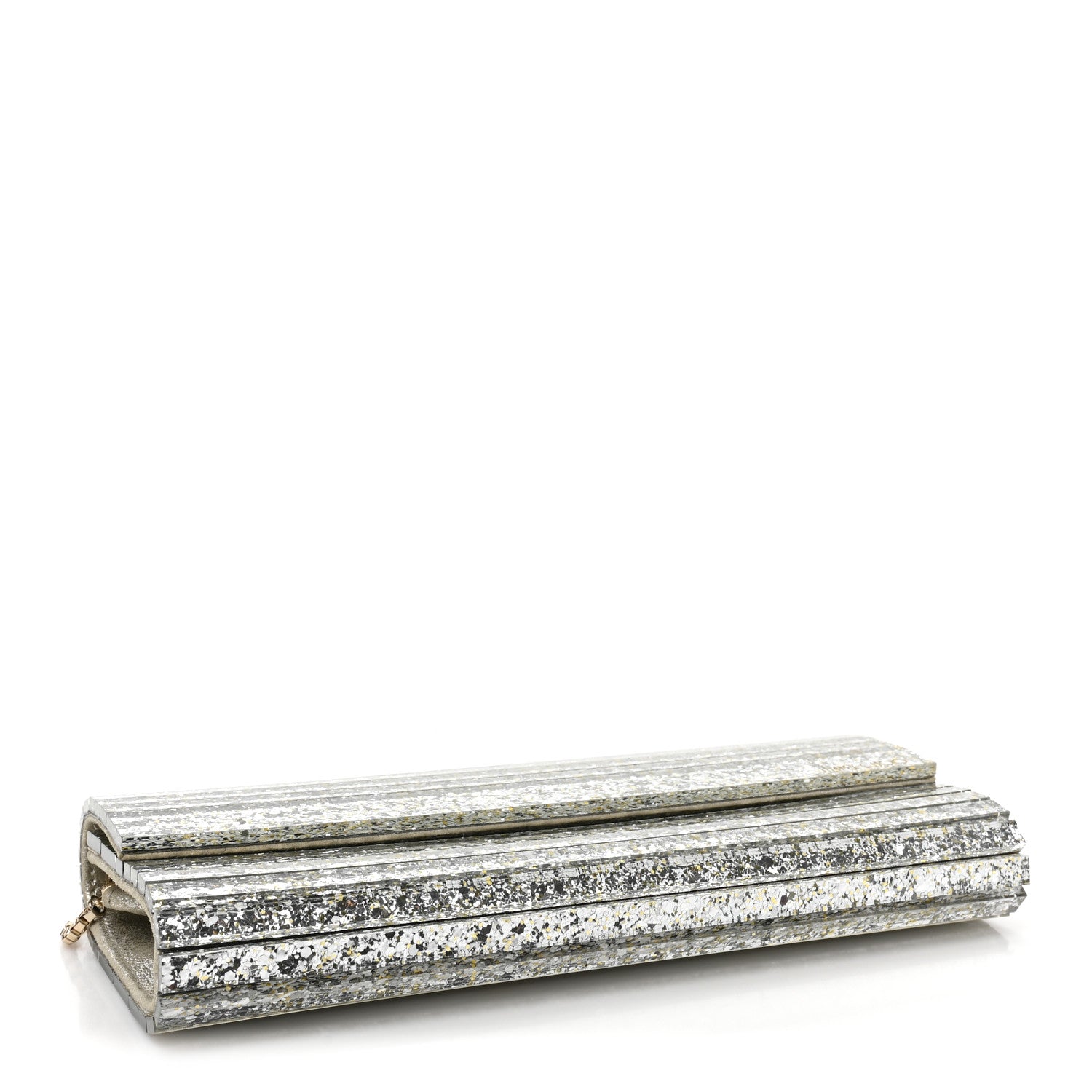 Jimmy Choo Acrylic Glitter Sweetie Clutch Champagne 4 of 9