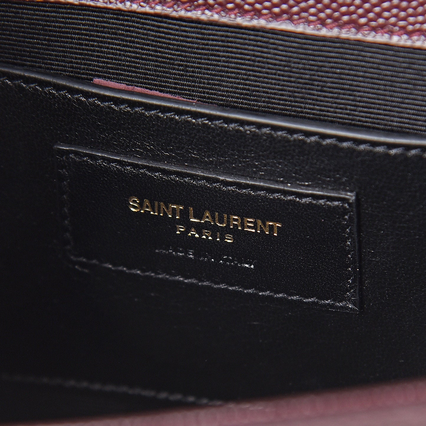 Grain De Poudre Classic Kate Monogram Clutch Amaranto
