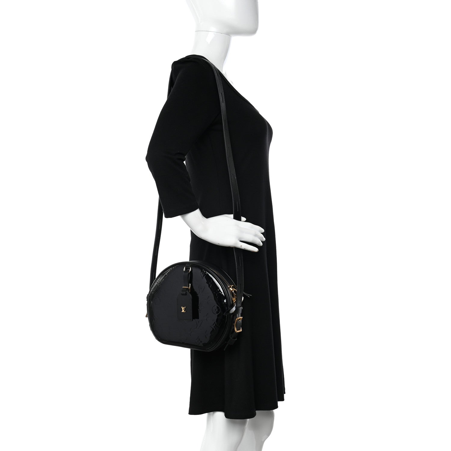 Louis Vuitton Vernis Boite Chapeau Souple MM Black 2 of 11