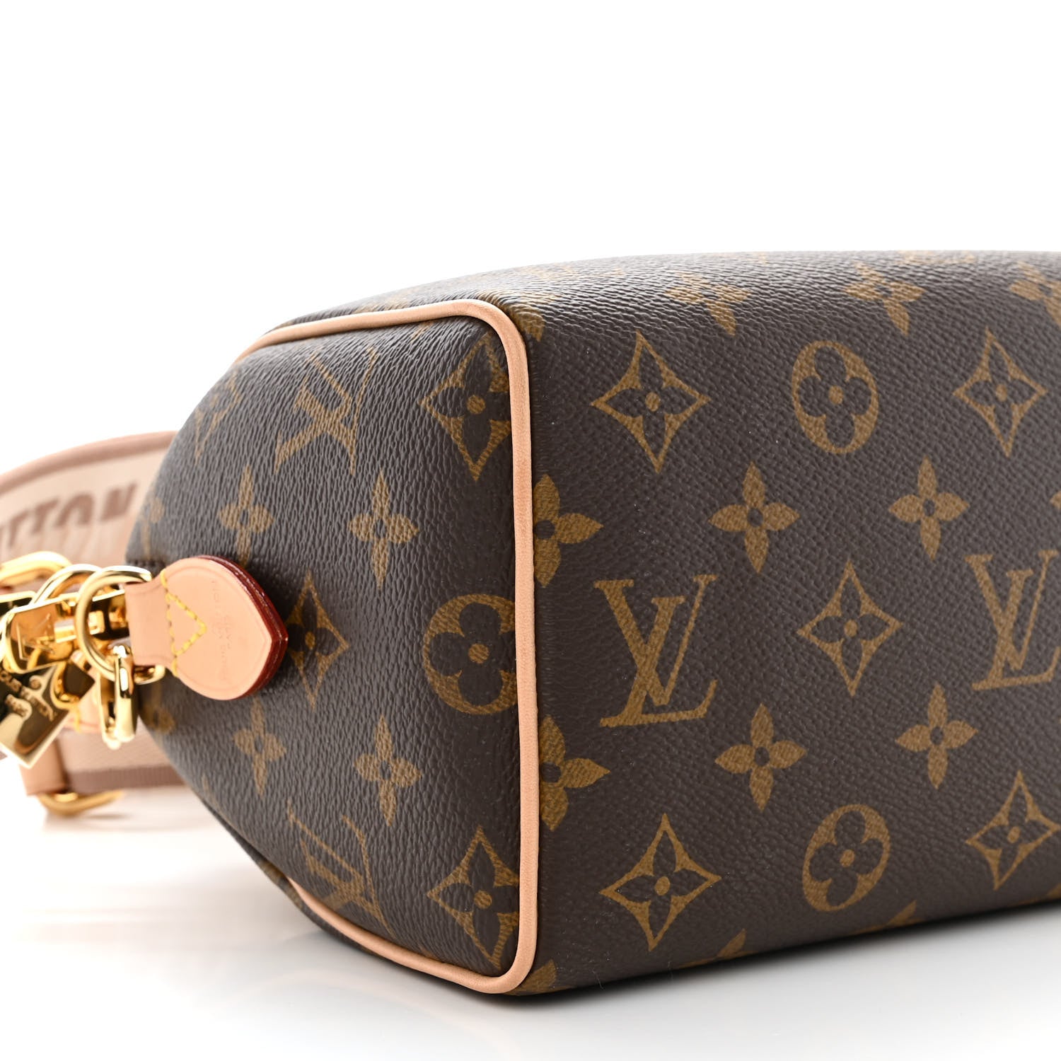 Louis Vuitton Monogram Speedy Bandouliere 20 Beige 9 of 13