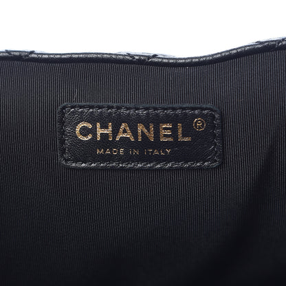 Chanel Calfskin Quilted XXL Travel Flap Bag Black 8 of 11