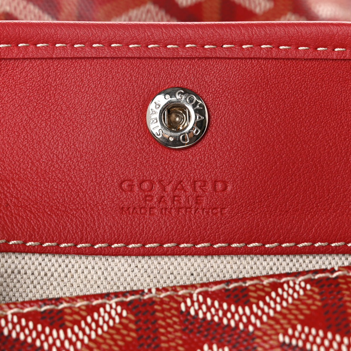 Goyard Goyardine Reversible Mini Anjou Red 11 of 19