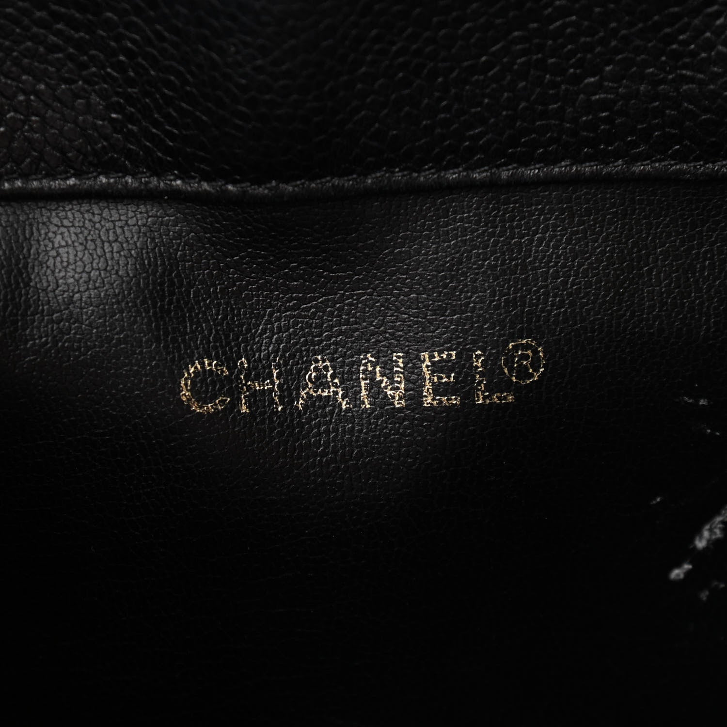 Chanel Caviar CC Drawstring Shoulder Bag Black 6 of 12