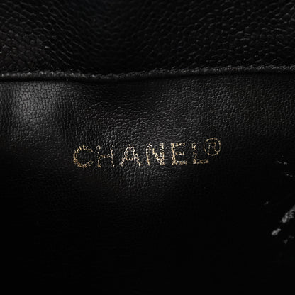 Chanel Caviar CC Drawstring Shoulder Bag Black 6 of 12