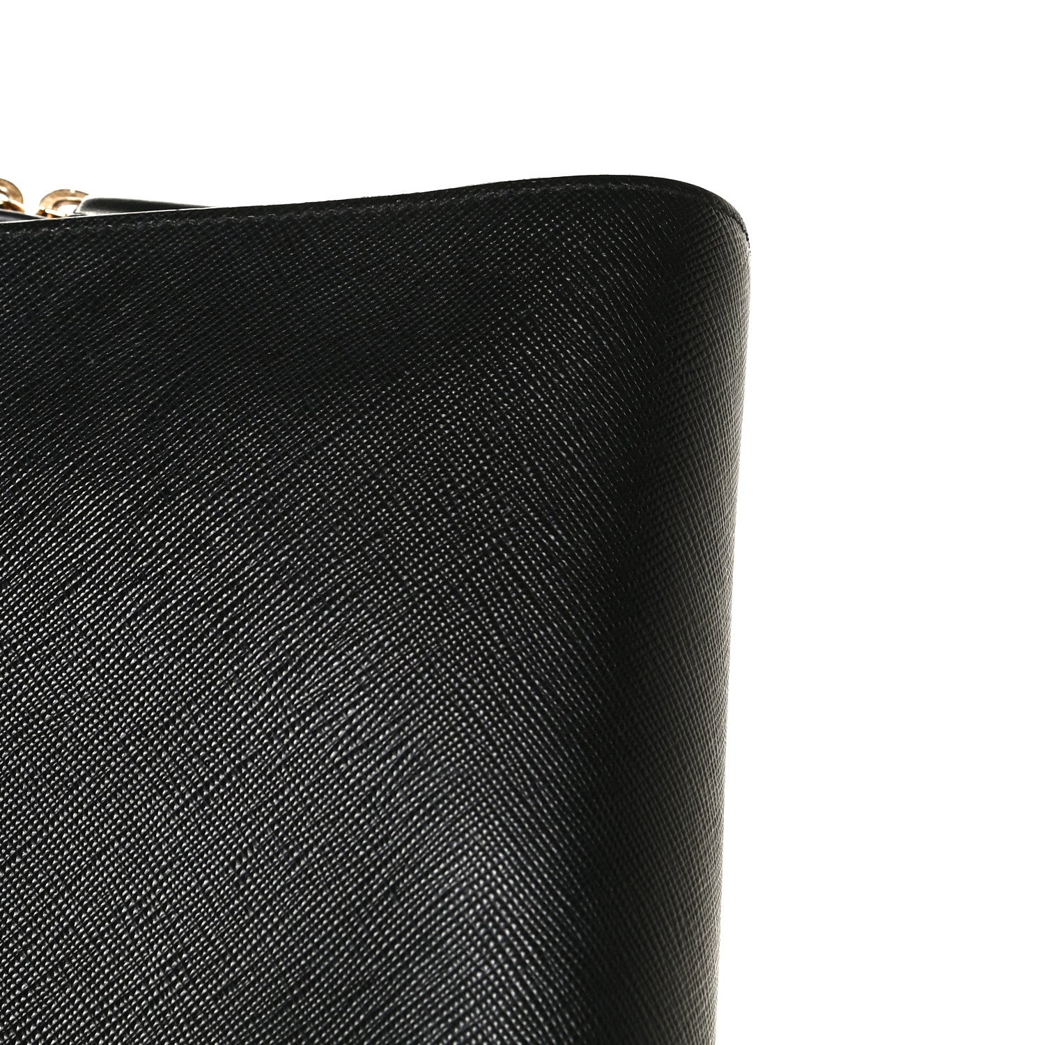 Prada Saffiano Soft Calfskin Double Handle Satchel Black 16 of 17