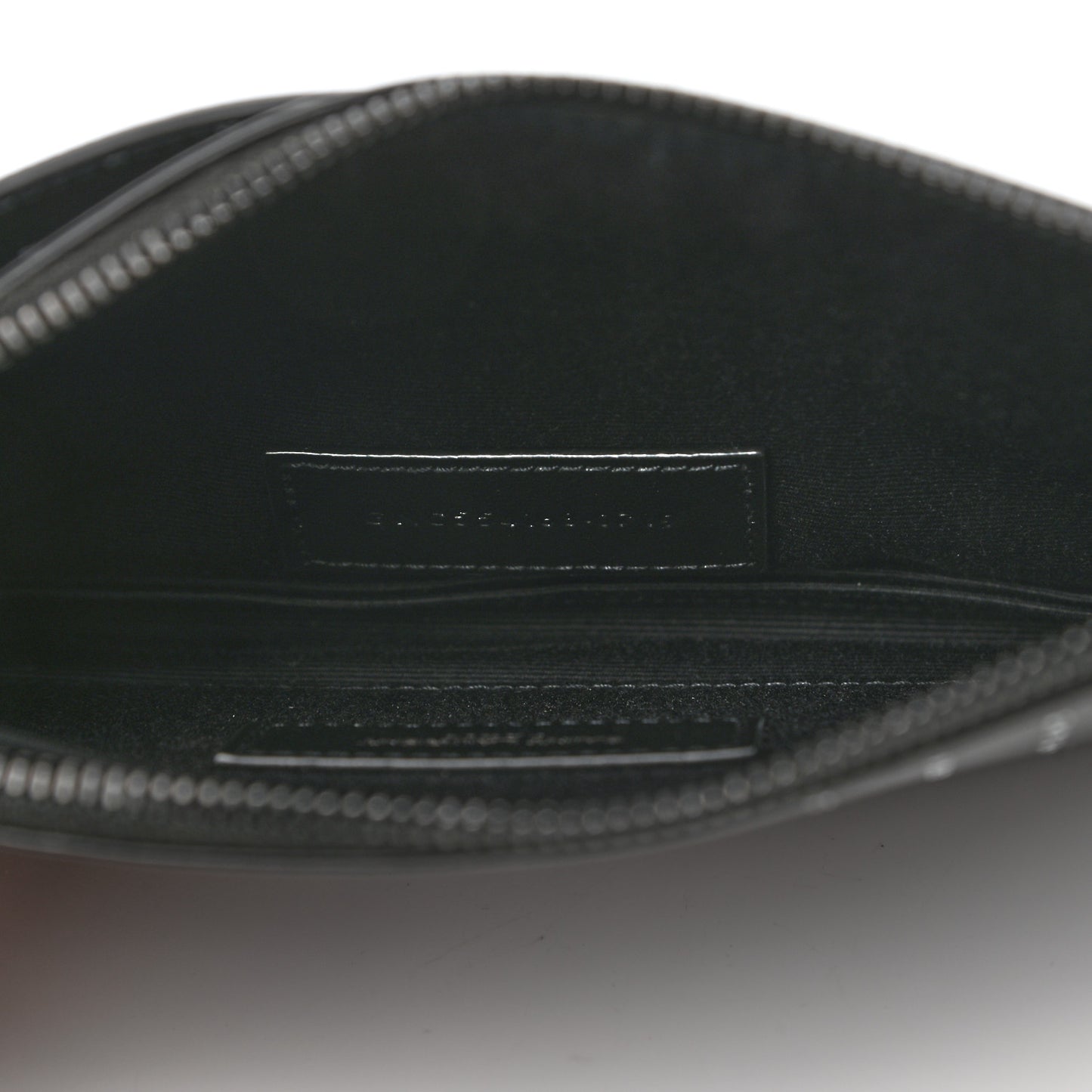 Grain De Poudre Square Dot Zip Bill Pouch Black White