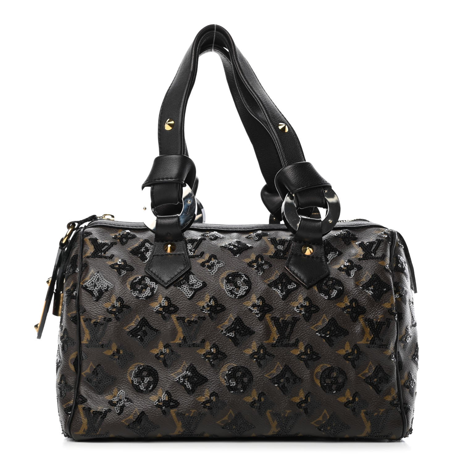 Louis Vuitton Monogram Sequins Eclipse Speedy 28 Black 1 of 4