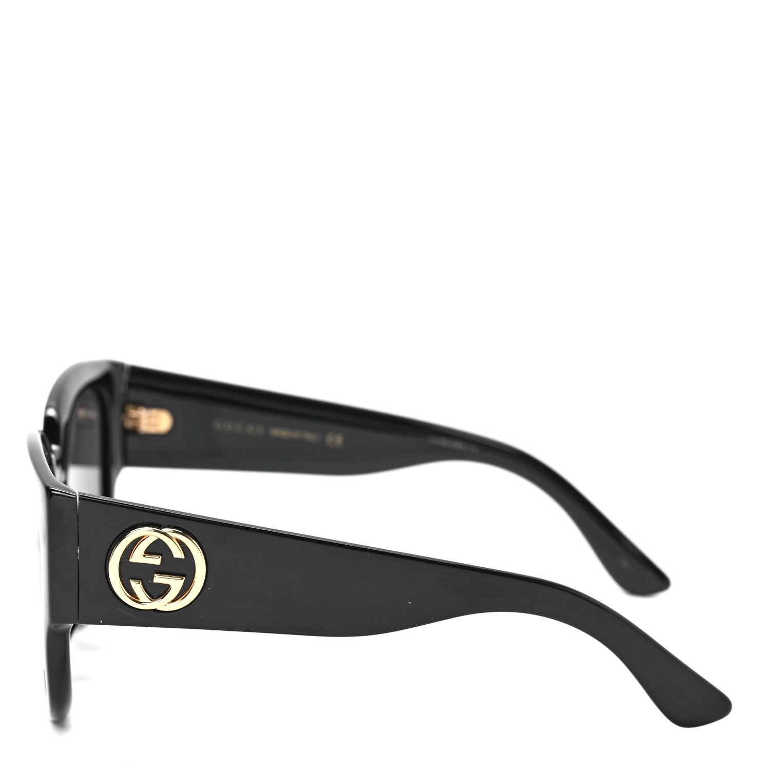 Gucci Acetate Square Frame Sunglasses GG0142SA Black 3 of 7