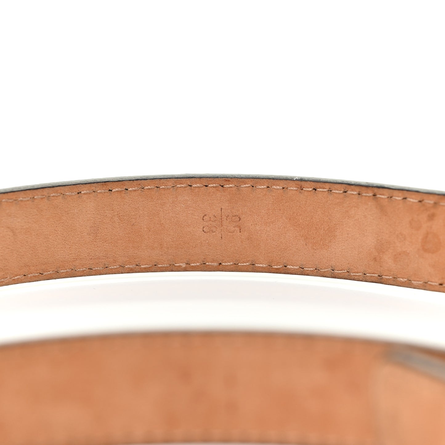 Calfskin Monogram 30mm LV Initiales Belt 95 38 Black