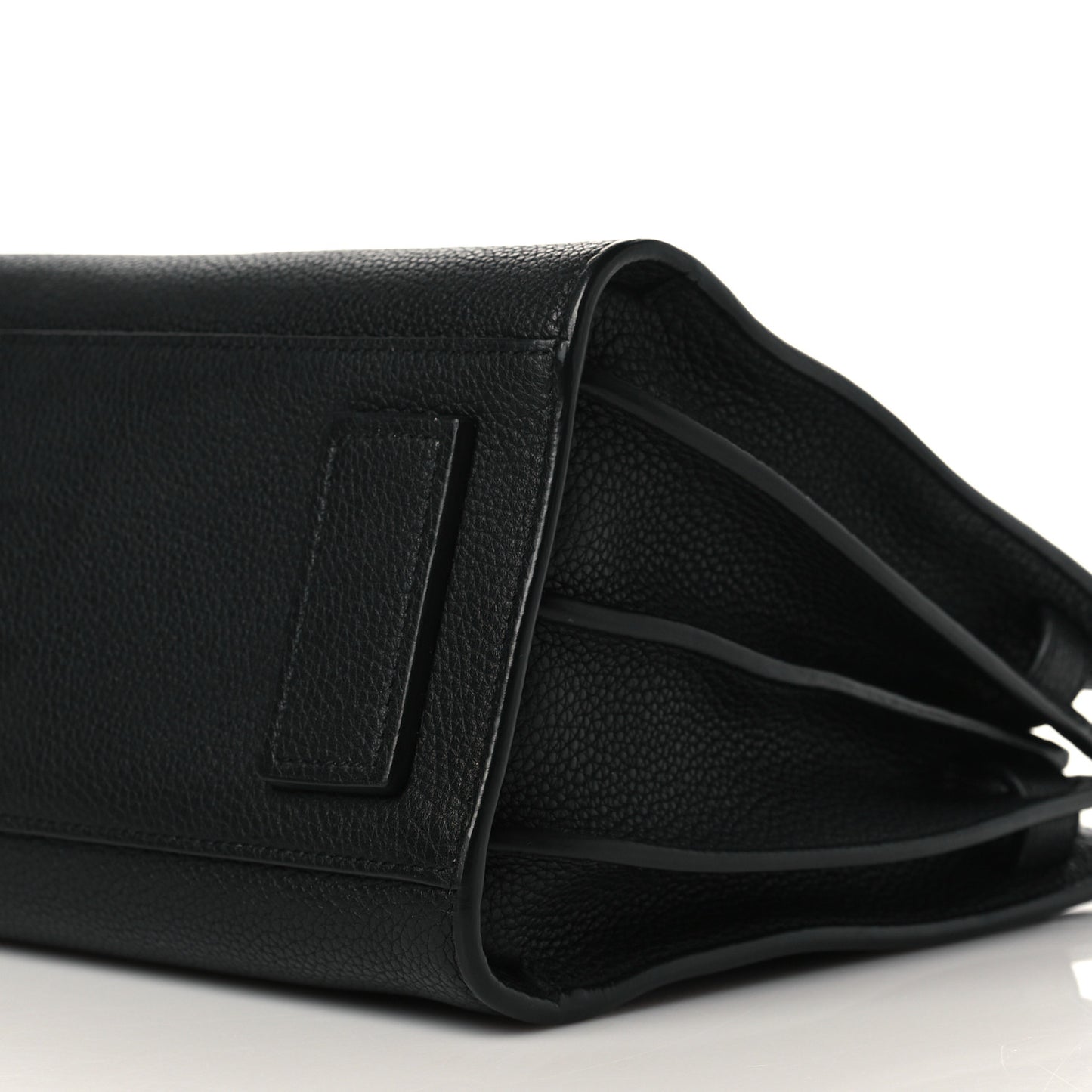 Grained Calfskin Baby Sac De Jour Souple Black