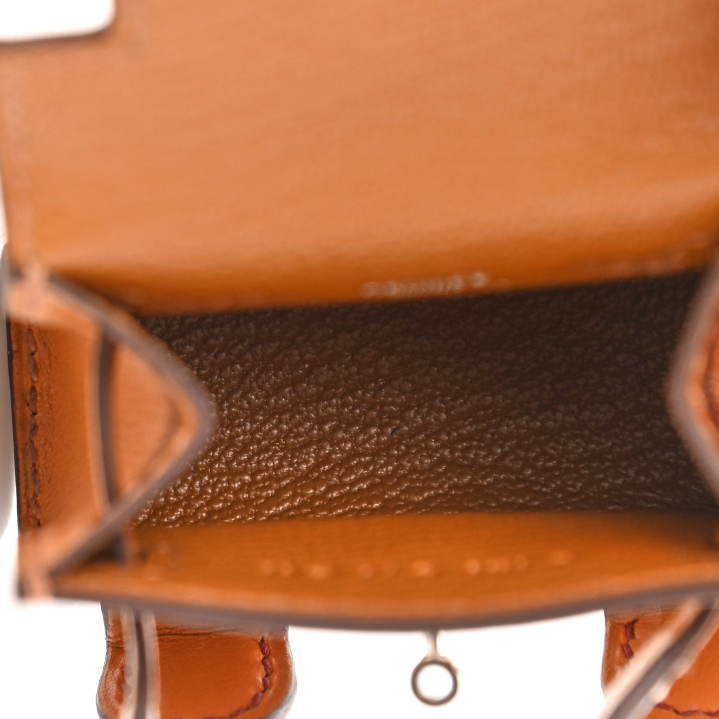 Tadelakt Chevre Mysore Kelly Quelle Idole Bag Charm Gold