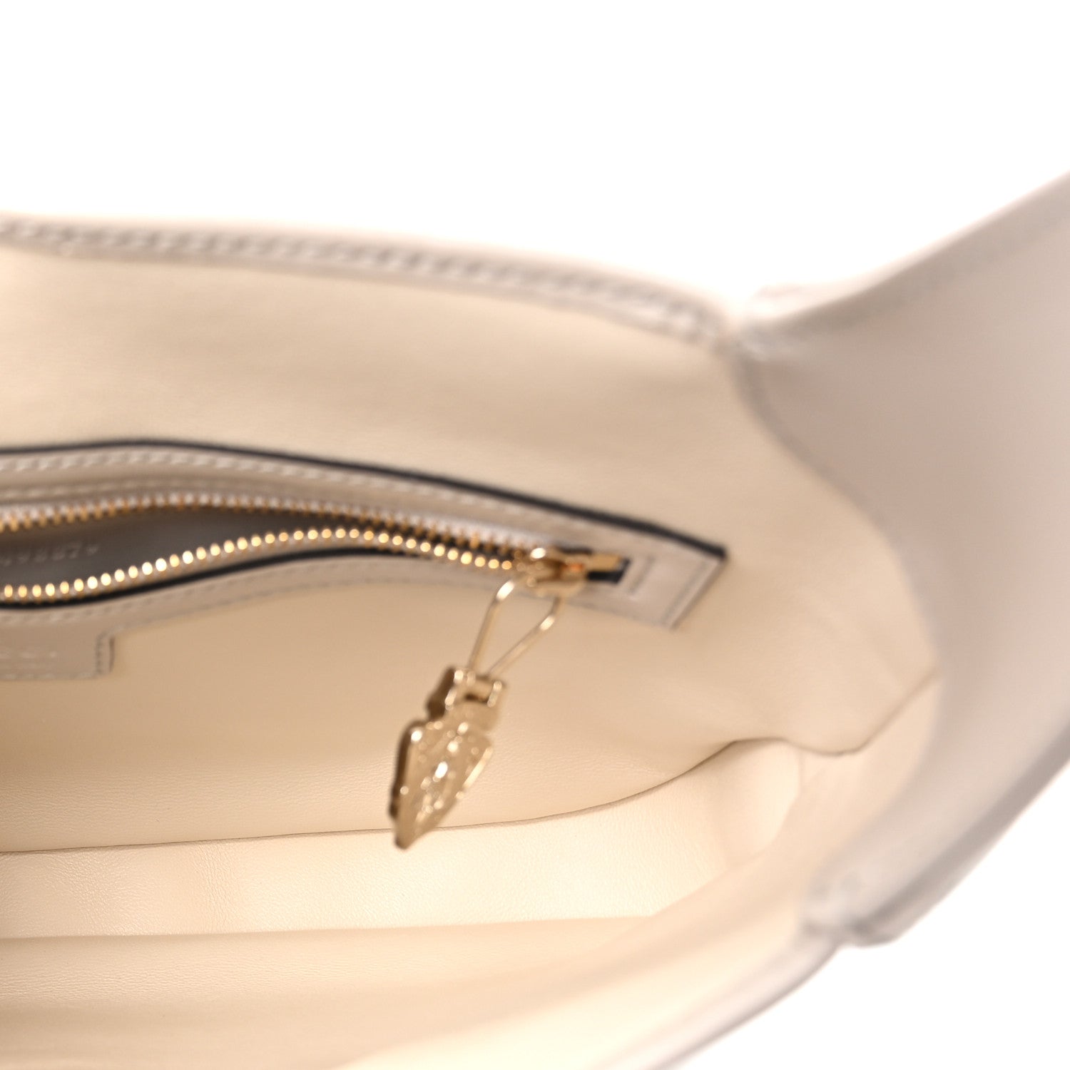 Gucci Ancora Calfskin Web Small Jackie Shoulder Bag Light Grey 5 of 10