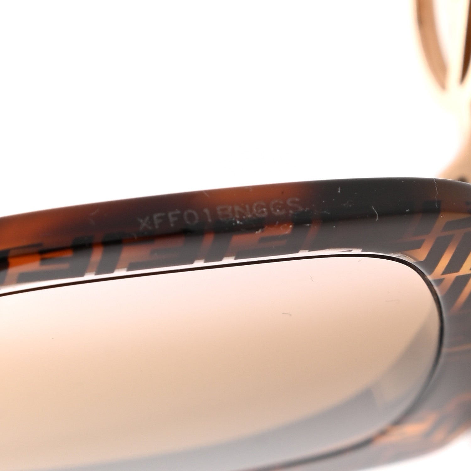 Fendi Acetate Metal F is Fendi FF Square Cat Eye Sunglasses FF 0424/F/S Havana 7 of 8