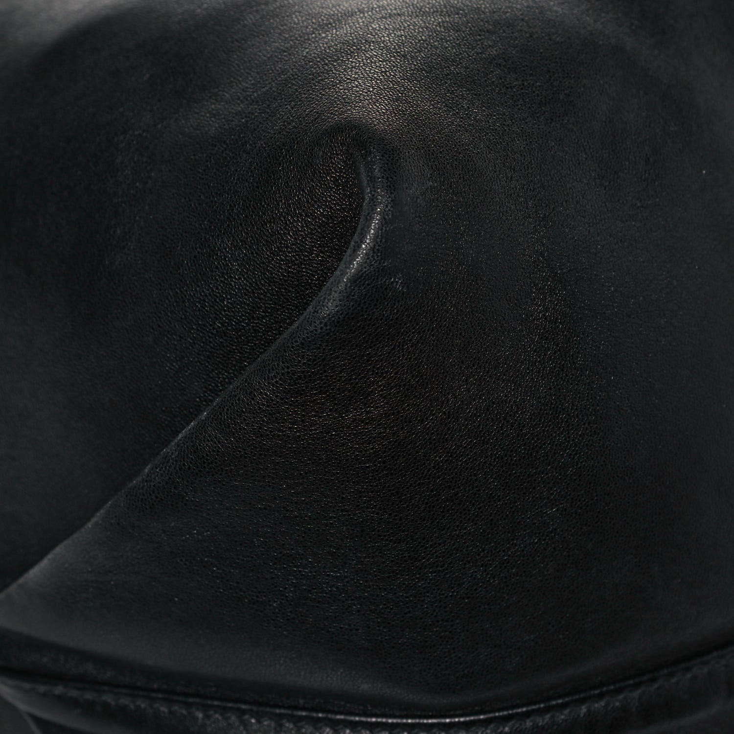 Saint Laurent Lambskin Teddy Drawstring Bag Black 9 of 15