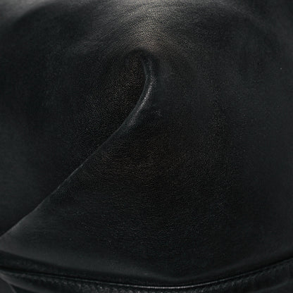 Saint Laurent Lambskin Teddy Drawstring Bag Black 9 of 15