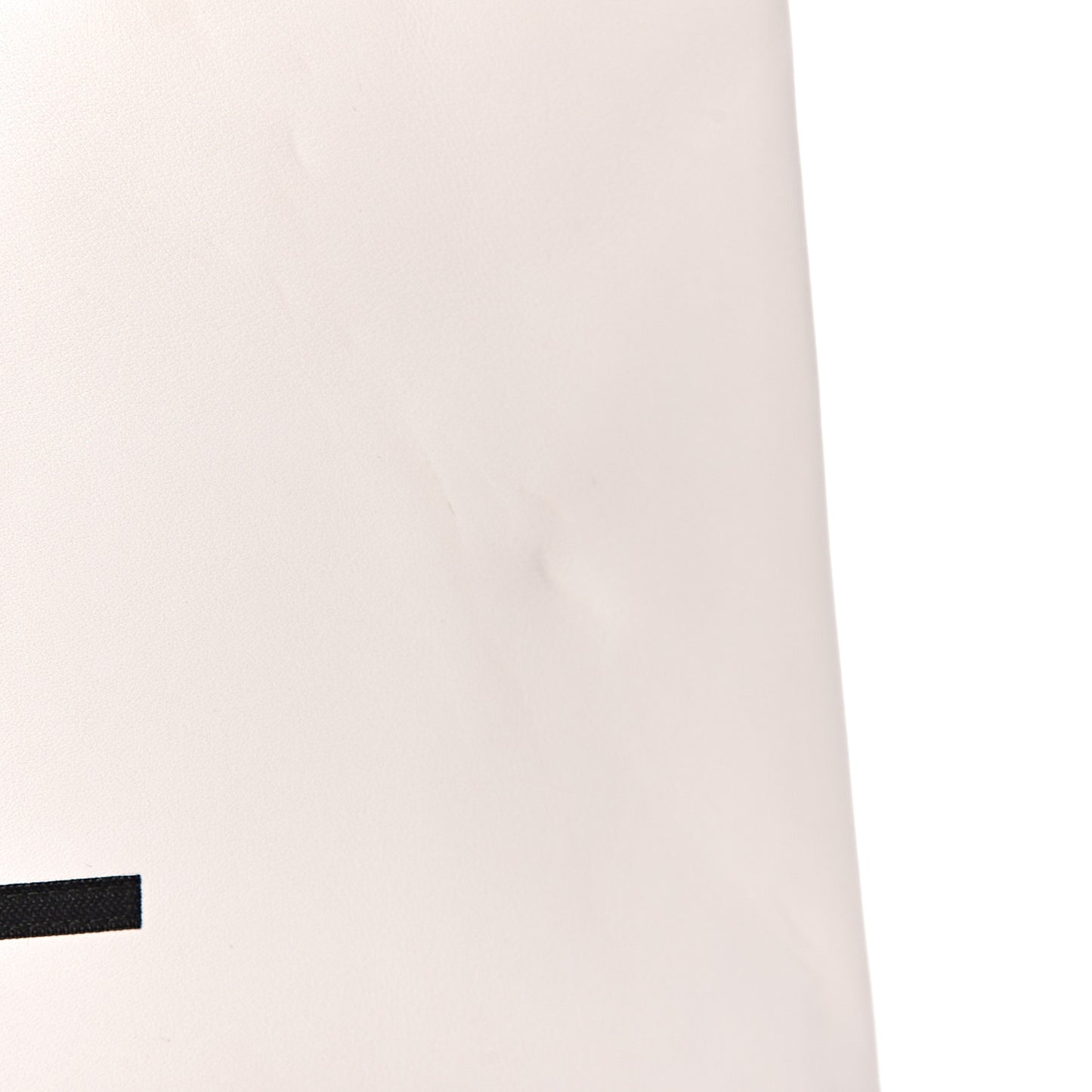 Calfskin Large Essential 31 Rue Cambon Tote White Black