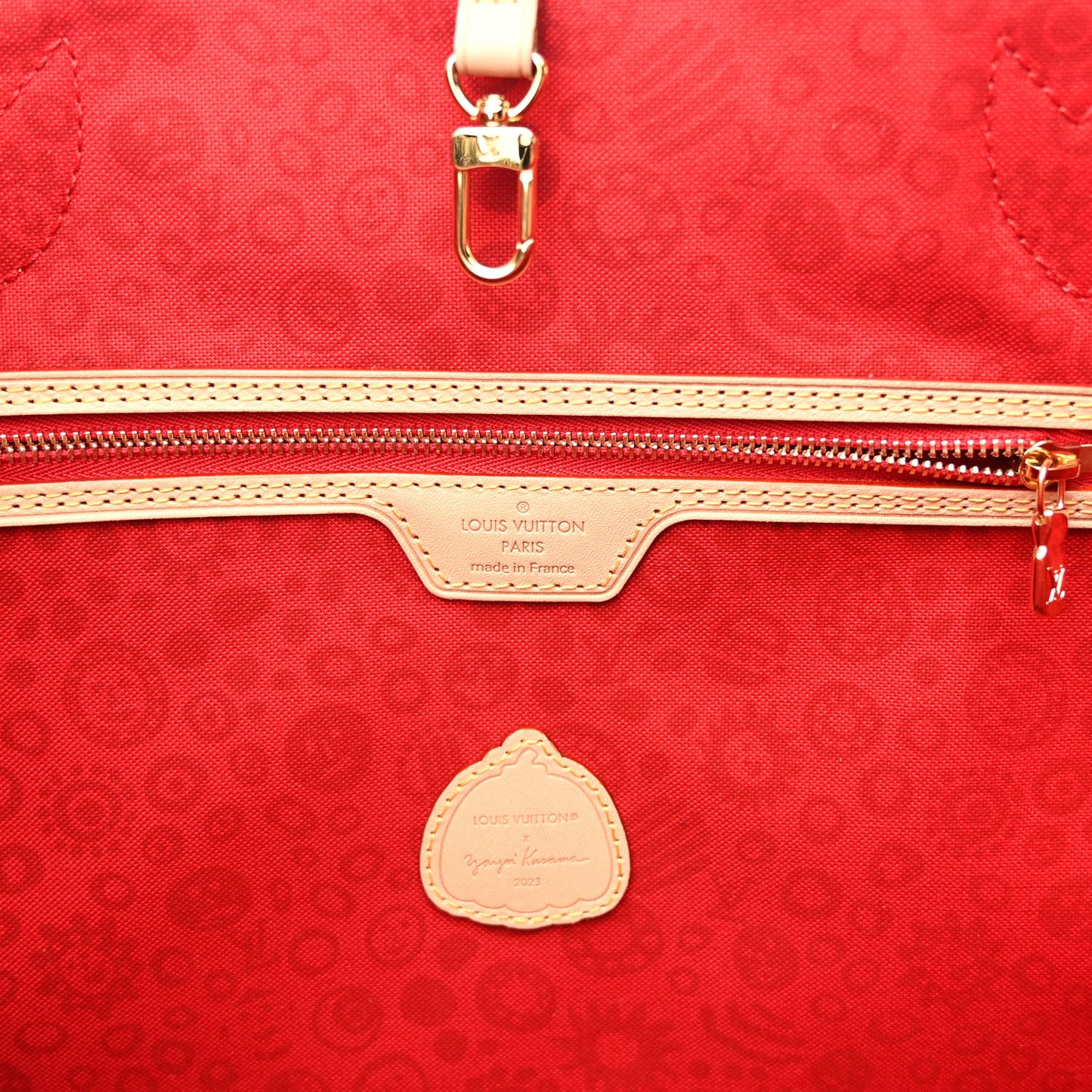 LV X YK Monogram Faces Neverfull MM