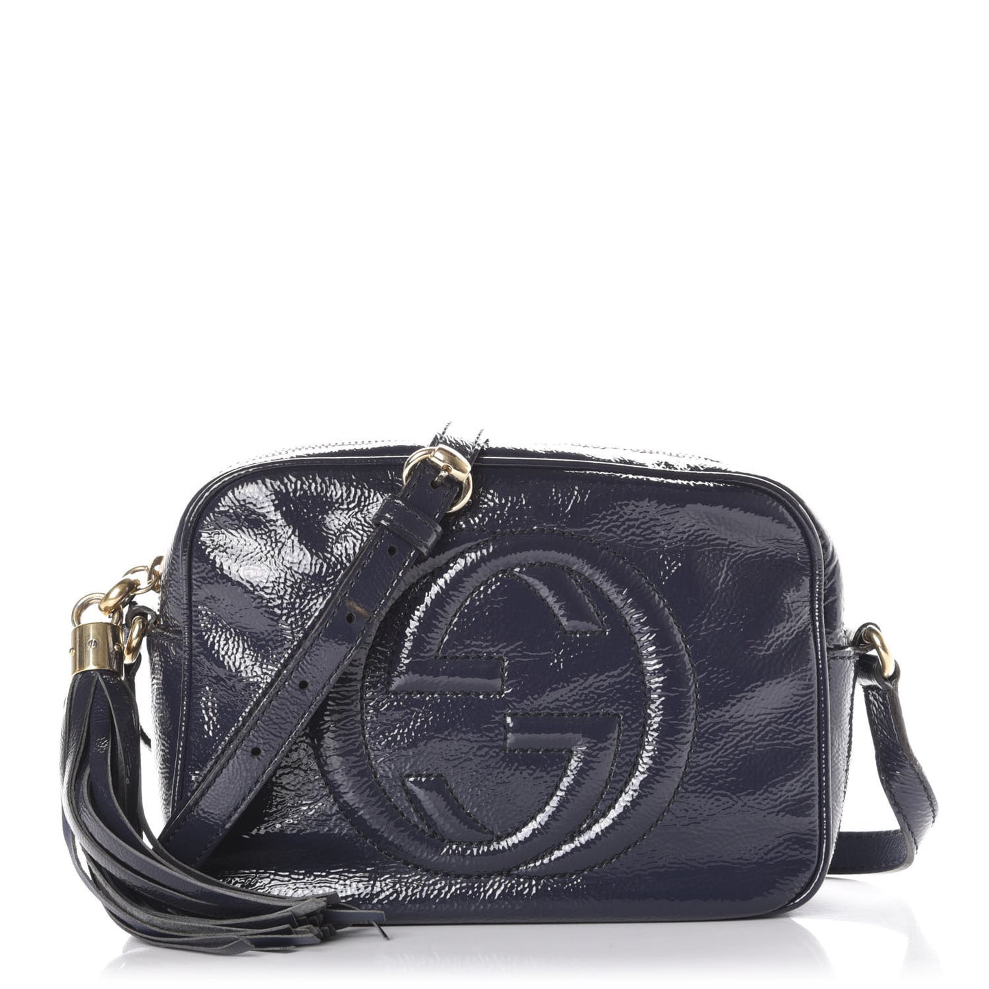 Vernice Naplack Small Soho Disco Bag Uniform Blue