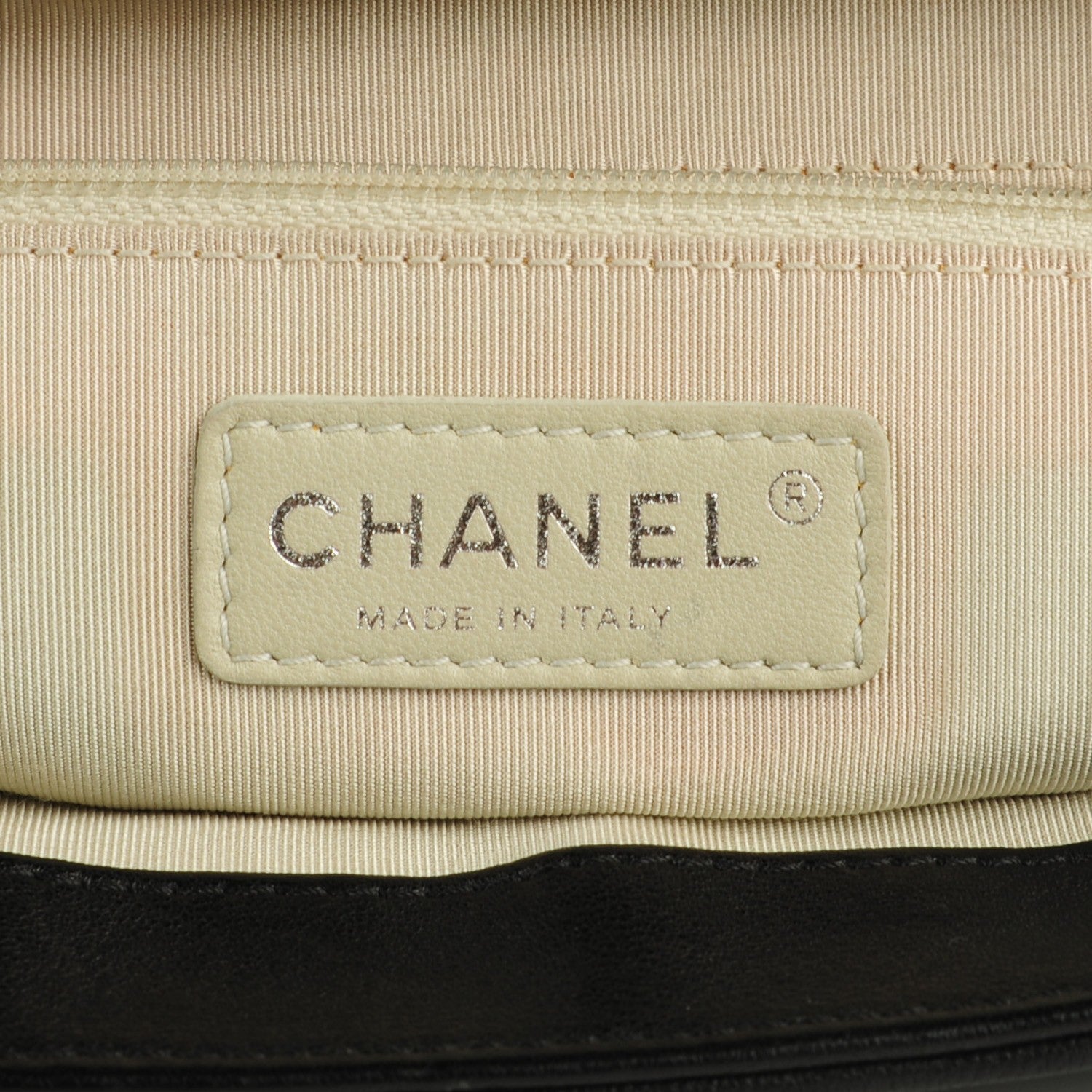 Chanel Washed Lambskin Quilted Large Chain Around Messenger Black 6 of 7