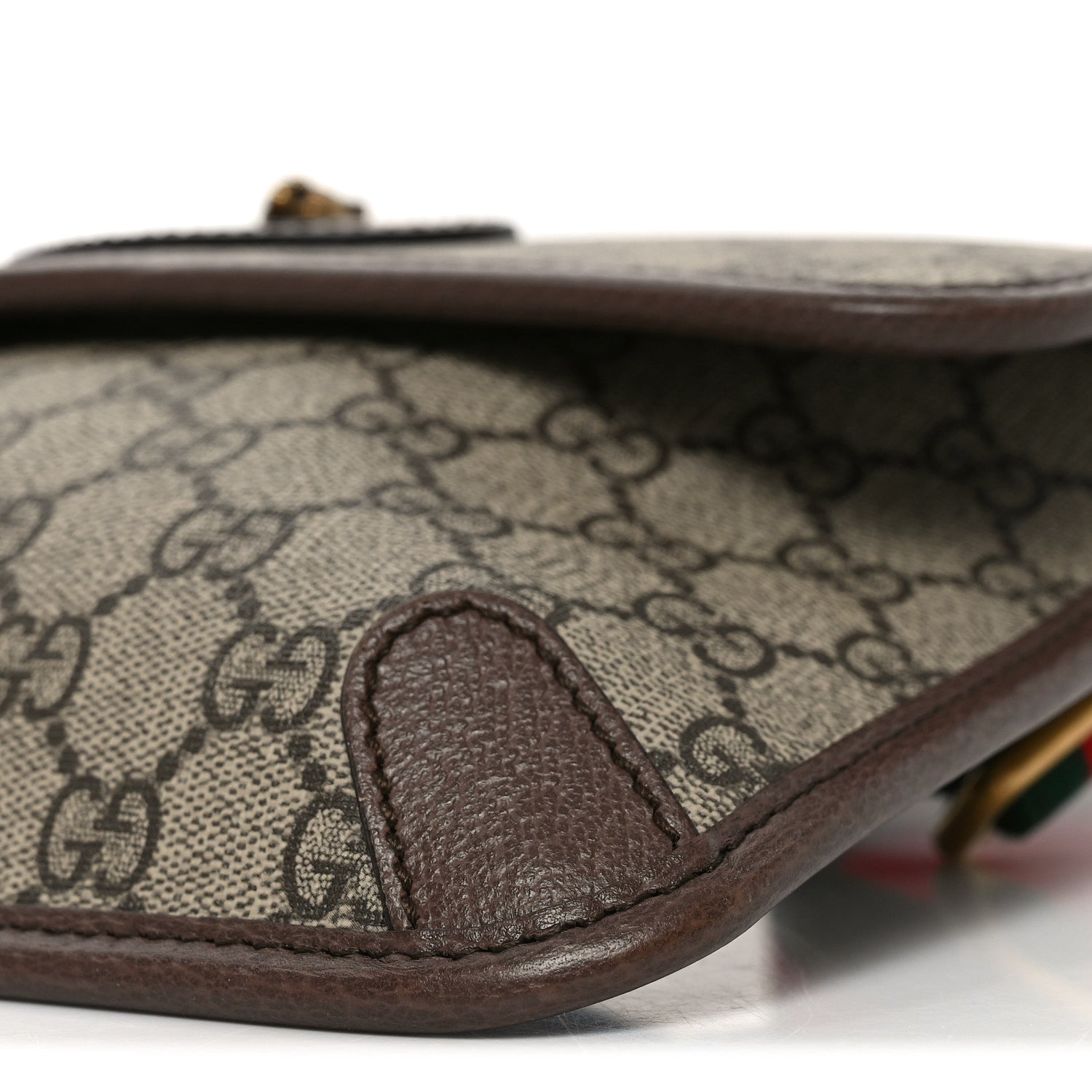 Gucci GG Supreme Monogram Neo Vintage Web Belt Bag Brown 10 of 10