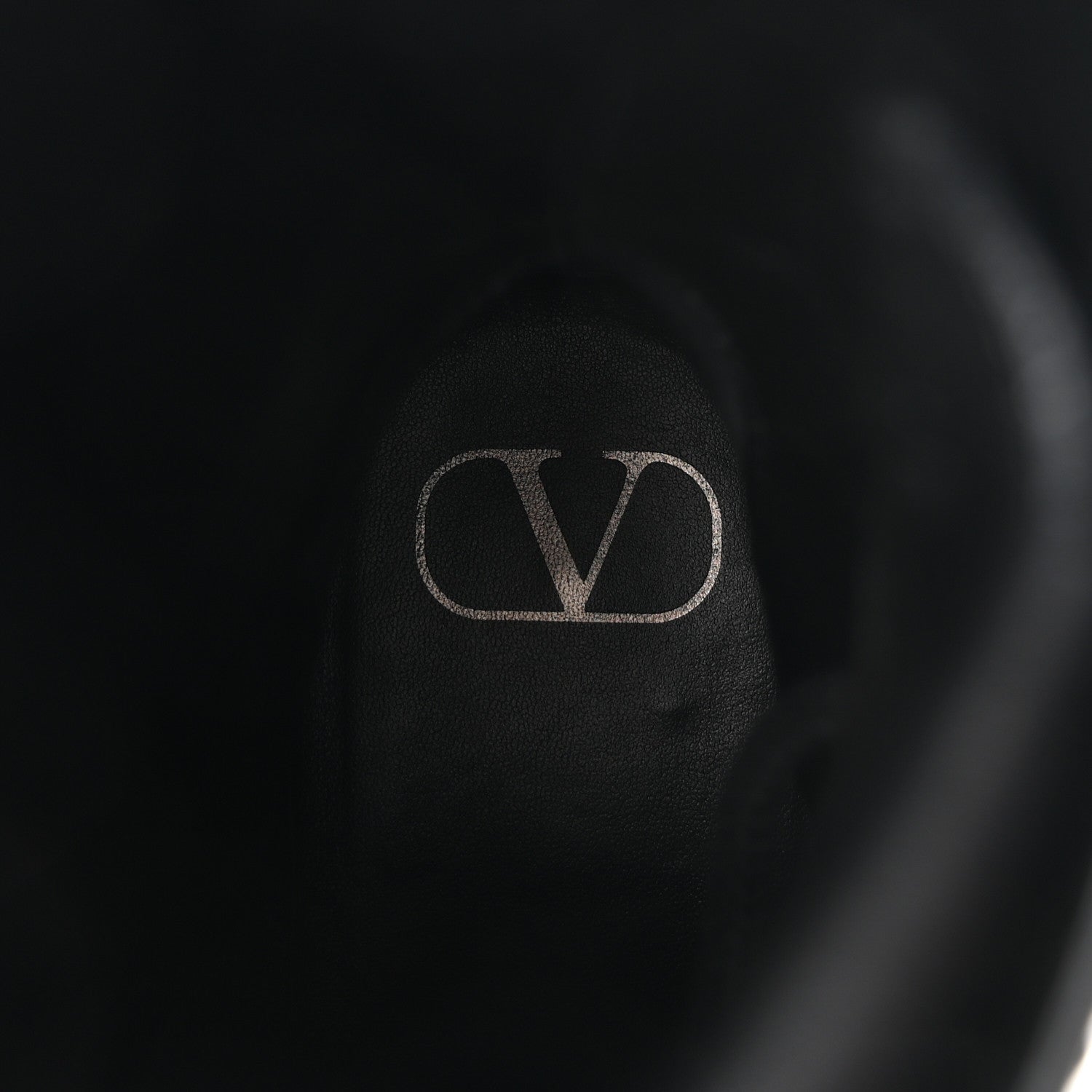 Valentino Garavani Calfskin Vlogo 30/50mm Combat Boots 39.5 Black 8 of 9
