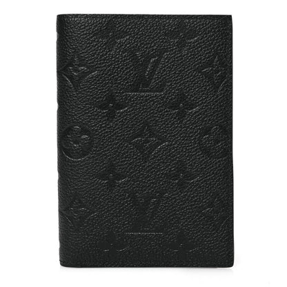 Louis Vuitton Empreinte Monogram Passport Cover Black 1 of 6