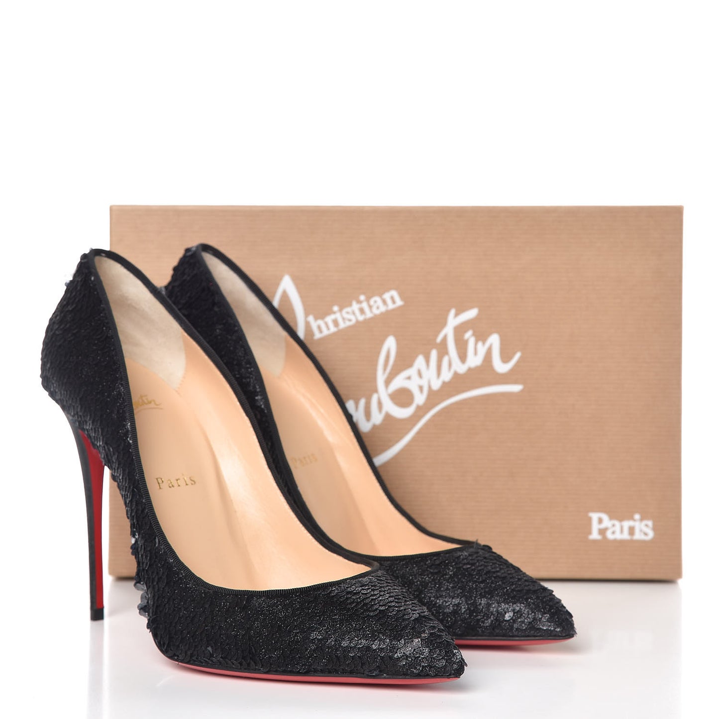 Pailletes Pigalle Follies 100 Pumps 40 Charbon