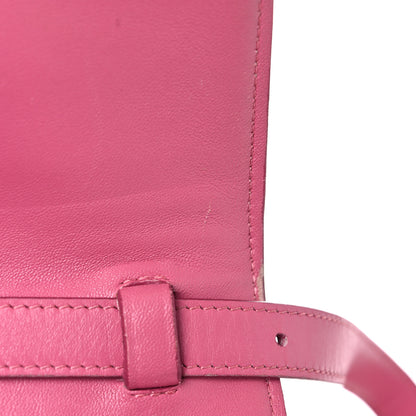 Celine Smooth Calfskin Medium Classic Box Flap Bag Pink 20 of 42